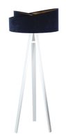 Lampa stojąca GEMSTONE granatowa/złota/biała