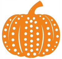 D9 Zawieszka DYNIA jesień HALOWEEN dekor ozdoba dekoracja ażurowa pomarańcz