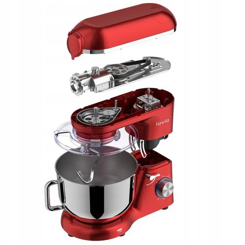 Robot kuchenny Lovio LVSTM02PRD 1900 W Czerwony Misa 6,2L 6 Prędkości na Arena.pl