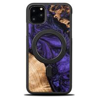 etui bewood unique na iphone 11 pro max - violet z magsafe