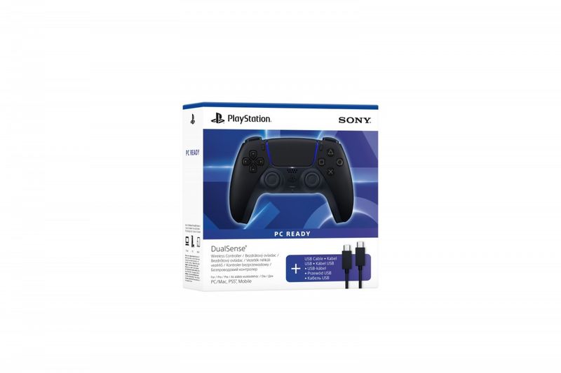 Pad Sony DualSense PC READY do PS5 PC Midnight Black + kabel do PC zdjęcie 4