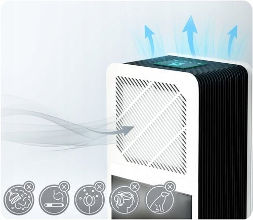 OSUSZACZ POWIETRZA POCHŁANIACZ WILGOCI 64W HEPA 34dB TIMER LED Berdsen na Arena.pl