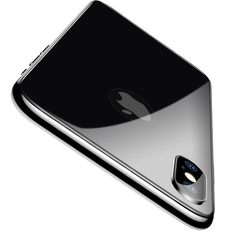Szkło hartowane 4D tył Baseus ALLcoverage Iphone X czarne na Arena.pl