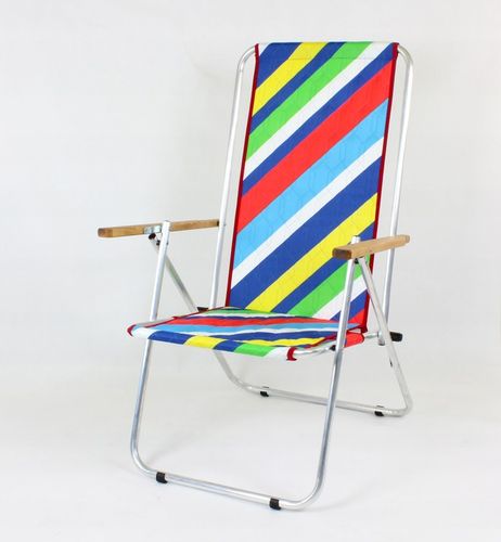 Leżak - krzesło plażowe, składane, turystyczne, dwie funkcje, MAX 120 kg TE na Arena.pl