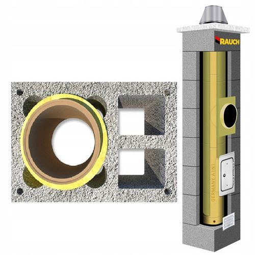 System kominowy RAUCH 8m komin fi 200 ceramiczny OCIEPLONY systemowy na Arena.pl