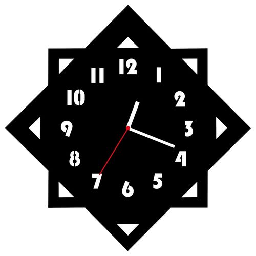 ZEGAR ŚCIENNY GEOMETRIA 58cm XXL 102.11 na Arena.pl