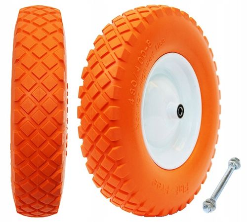 KOŁO PEŁNE DO TACZKI 4.80/4,00-8 TACZEK + OŚ na Arena.pl