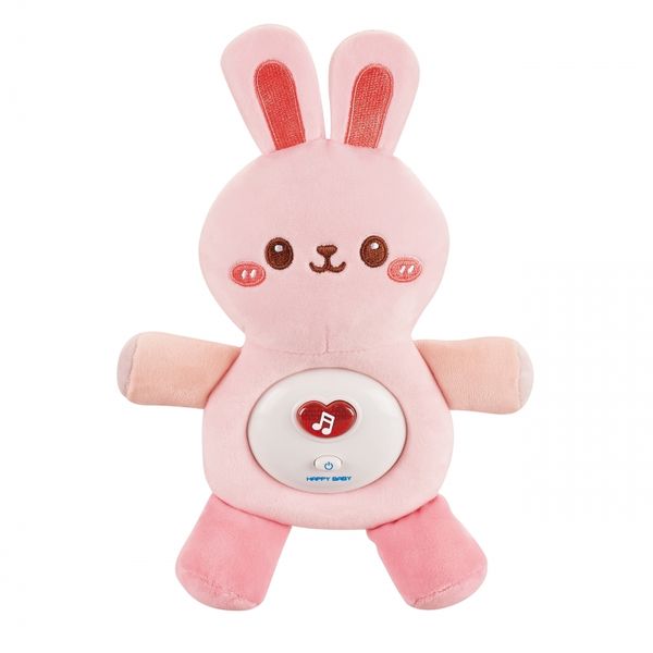 WOOPIE BABY Interaktywny Pluszak Przytulanka dla Niemowląt Światło Dźwięk Króliczek Usypiacz Różowy zdjęcie 12