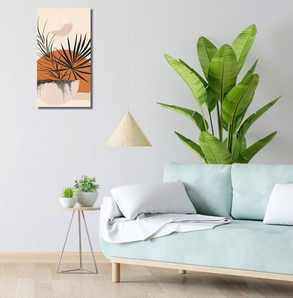 Obraz 30x60cm Palmowy Zachód zdjęcie 2