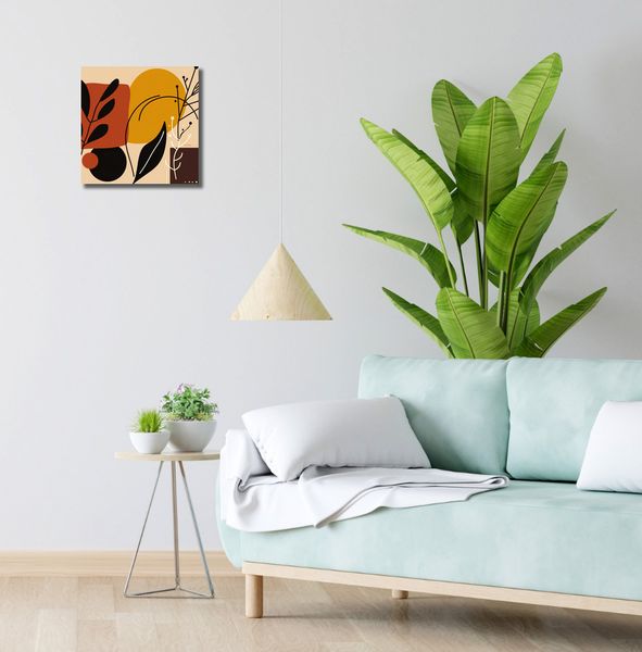 Obraz 30x30cm Ciepłe Kontury zdjęcie 2