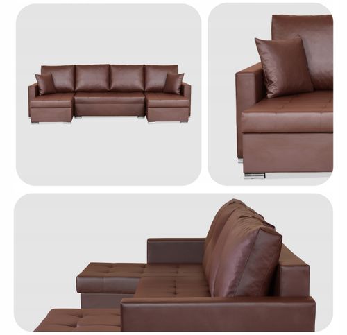 Narożnik Varius BIG rozkładany funkcja spania pojemniki Family meble na Arena.pl