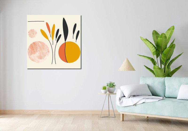 Obraz 90x90cm Słoneczne Refleksy zdjęcie 2