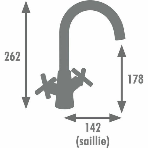 Kran jednouchwytowy Edouard Rousseau Czarny na Arena.pl