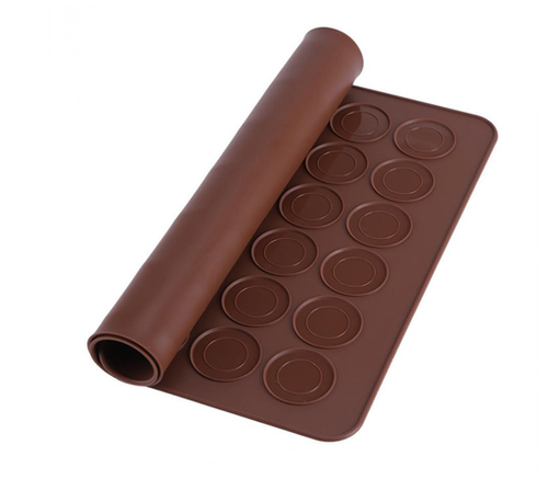 Mata silikonowa do makaroników duża foremka forma do pieczenia ciastek bez na Arena.pl