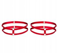 Promees garters BLANKA RED Podwiązki ozdobne OneSize