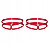 Promees garters BLANKA RED Podwiązki ozdobne OneSize