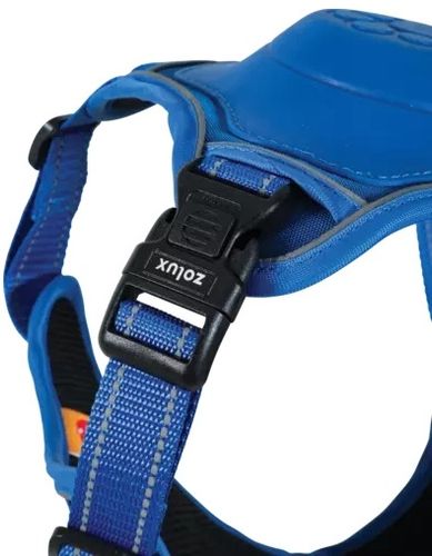 Szelki dla psa z wbudowaną smyczą automatyczną Zolux Easyride XL niebieski na Arena.pl