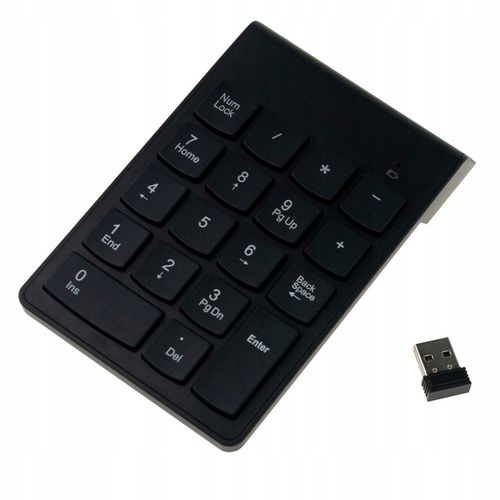 BEZPRZEWODOWA KLAWIATURA NUMERYCZNA USB DO LAPTOPA LAPTOPÓW PC na Arena.pl