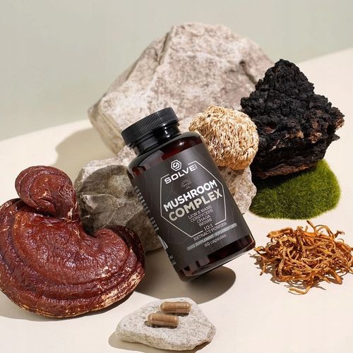 Mushroom Complex 60caps SOLVE LABS Soplówka, Chaga, Reishi, Cordyceps na Arena.pl
