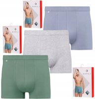 Bokserki Męskie Bawełna Gładkie KLASYCZNE DOPASOWANE MORAJ ZESTAW 3-PAK XL
