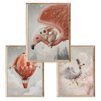 Zestaw trzech plakatów dla dzieci Magic Dreams 1