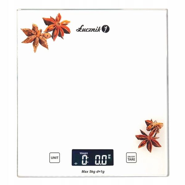 Waga kuchenna LCD do 5kg ŁUCZNIK anyż zdjęcie 1