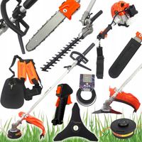 KOSA SPALINOWA 4w1 KOSIARKA NOŻYCE DO ŻYWOPŁOTU PIŁA PILARKA DEMON 3KM