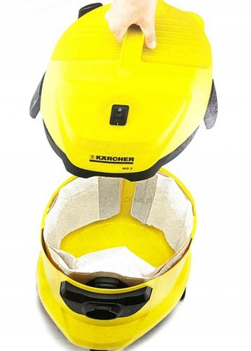 10x WORKI FLIZELINOWE +2x FILTR PUREY DO ODKURZACZA KARCHER WD3 KWD3 SE4001 na Arena.pl