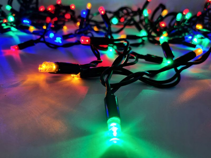 LAMPKI CHOINKOWE 100 LED ZEWNĘTRZNE GRUBY KABEL zdjęcie 10