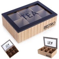 Pojemnik na Herbatę Pudełko Organizer Herbaciarka na Torebki Herbaty