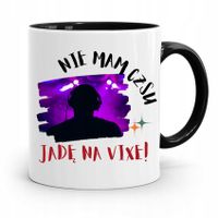 Dla Dja Muzyka Kubek Czarny Nie Mam Czasu Z Nadrukiem Ze Zdjęciem