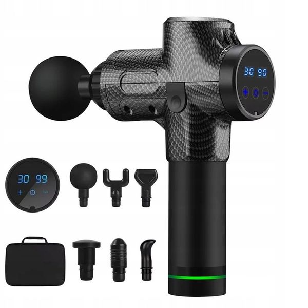 PISTOLET DO MASAŻU MOCNY MASAŻER MASSAGE GUN PRO zdjęcie 11