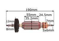 Wirnik do MAKITA 9565 CVR 9565CV 9565CR 9565C
