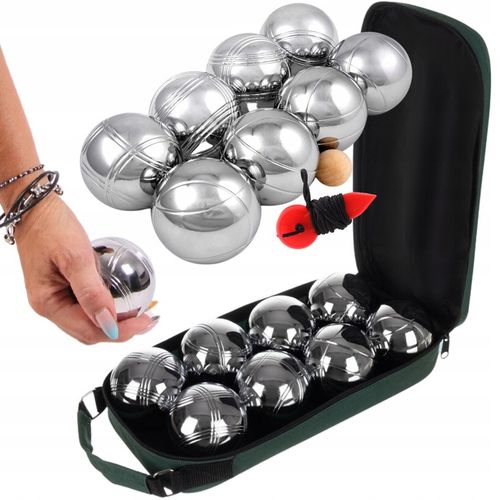 Kule Bule Boule do Gra Gry w Bocce Bocze 8 szt Kul z etui grawerem solidne na Arena.pl
