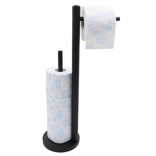 UCHWYT NA PAPIER TOALETOWY STOJĄCY DO WC 51 cm STOJAK METALOWY hit na Arena.pl