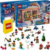 LEGO CITY Oryginalny Kalendarz Adwentowy Prezent na Mikołaja dla chłopca