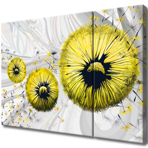 Obraz Na Płótnie 70X50 Żółte Dmuchawce 2 na Arena.pl