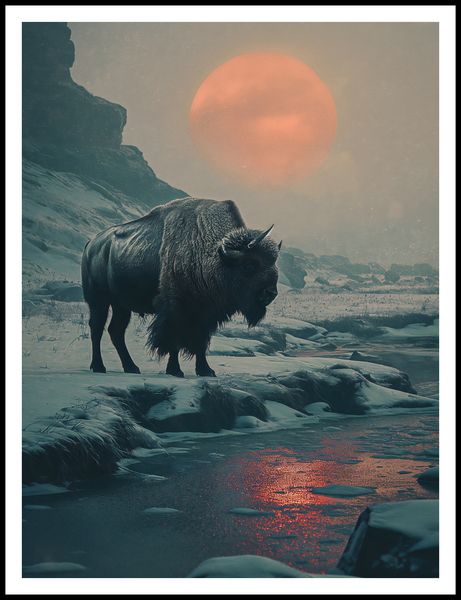 Plakat 75x100cm Żubrowy Monolit zdjęcie 3