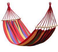 KX9664 Hamak jednoosobowy z drążkiem 190x80 + worek