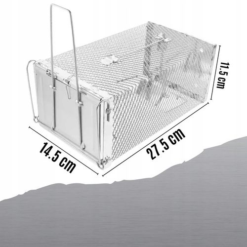 PUŁAPKA ŻYWOŁAPKA NA SZCZURY MYSZY GRYZONIE KUNY ŁAPKA DO ŁAPANIA na Arena.pl