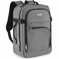 Plecak podróżny 40x20x25 do samolotu bagaż podręczny ZAGATTO szary