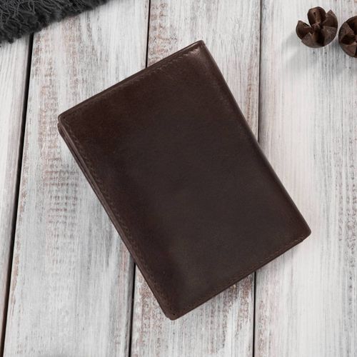 portfel męski skórzany brązowy klasyczny elegancki na Arena.pl