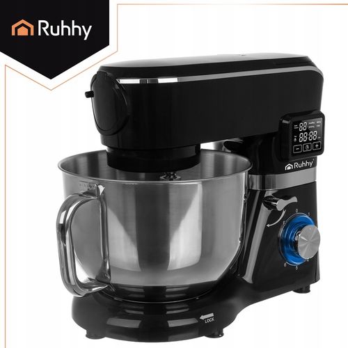 Robot Kuchenny Planetarny z Podgrzewaną Misą 6,2L Wielofunkcyjny + na Arena.pl