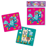 puzzle piankowe 2w1 jednorożec i lama 25 el. roter kafer rk6050-02