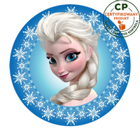 Opłatek na tort Frozen - Kraina Lodu
