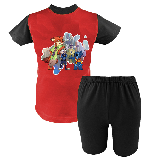 Krótka Piżama dziecięca Lilo i Stich zdjęcie 1