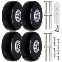 KÓŁKA KÓŁKO DO WALIZKI CZĘŚCI BAGAŻ WALIZEK TORBY 4 SZT.