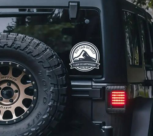 Naklejka Ty możesz jechać szybko, ja mogę wjechać wszędzie 4 x 4 Off Road! na Arena.pl