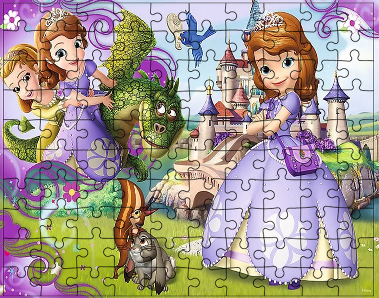 Puzzle tradycyjne Jej Wysokość Zosia zdjęcie 1