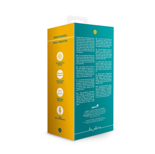 Pawn Shaped Anal Vibrator - Peacock Plume na Arena.pl